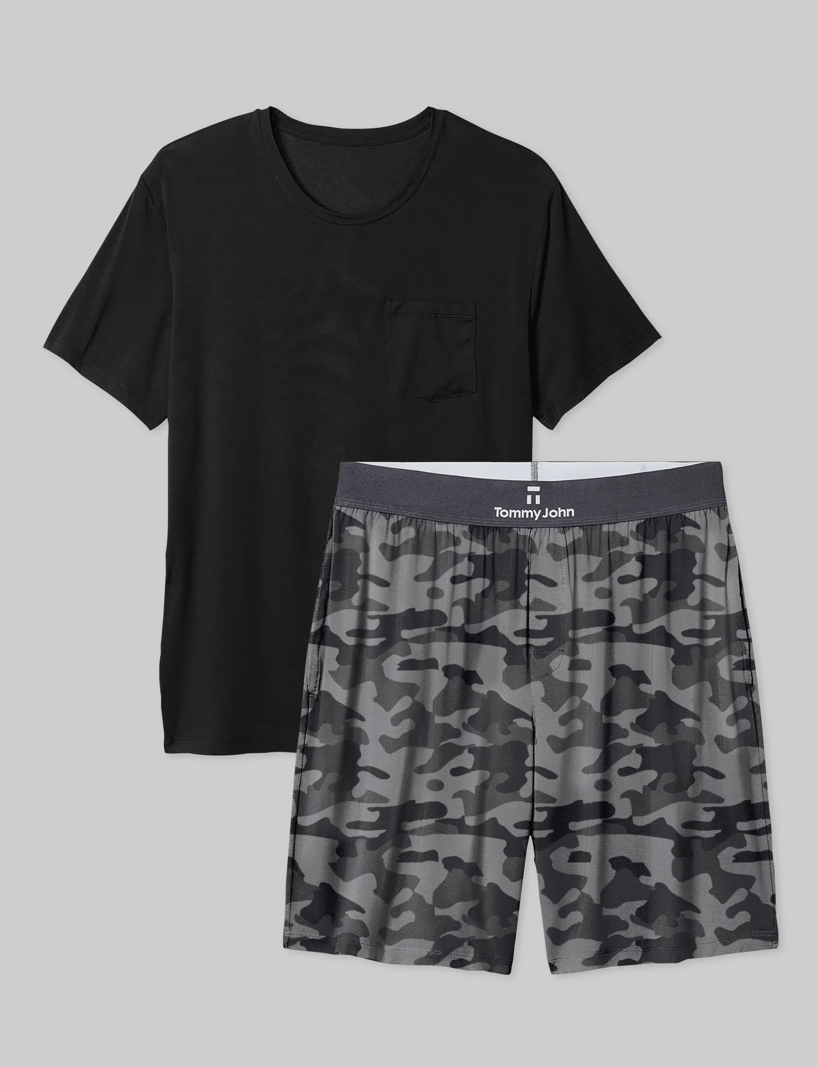 Second Skin Sleep Pocket Tee & Short Set | Tommy John