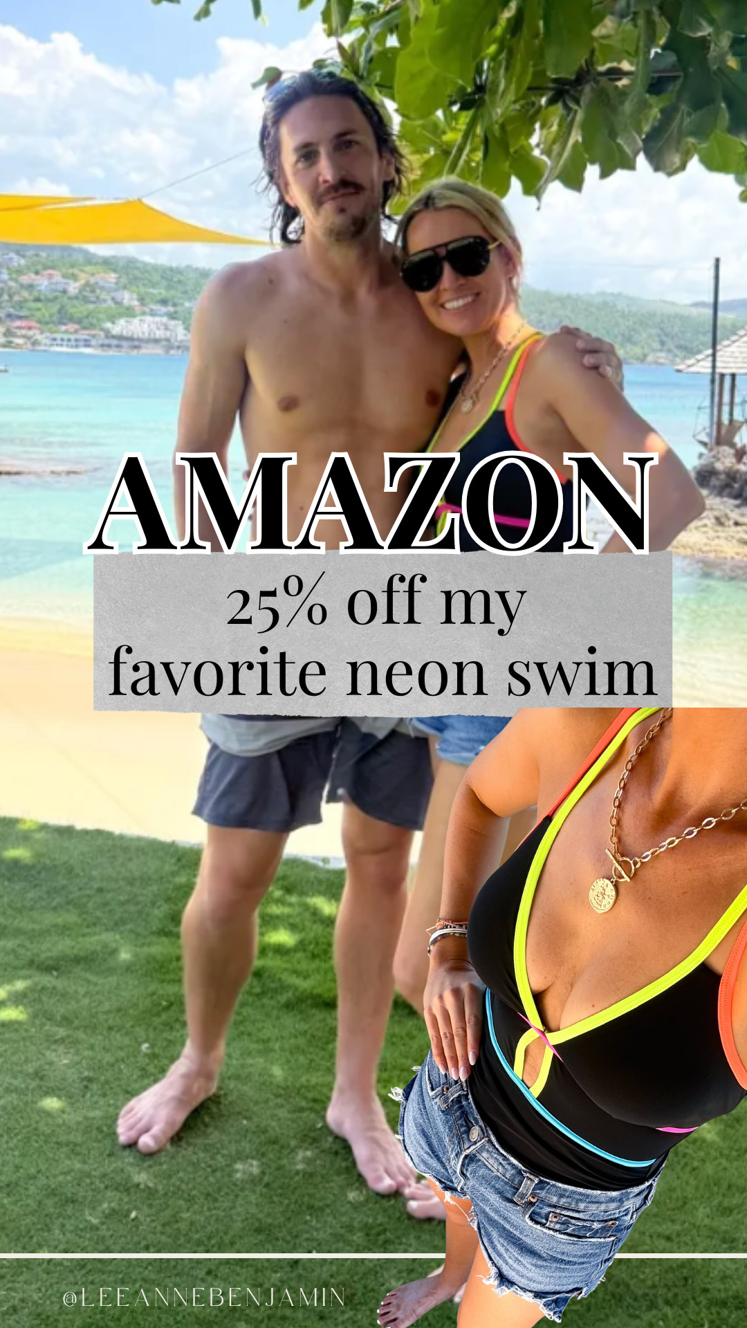 25% off my favorite neon swimsuit! In a size small 

 #LTKmomlife #LTKSaleAlert #LTKSwim