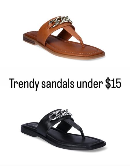 Chain derail thong sandals , summer sandals 👡 

#LTKFindsUnder50 #LTKStyleTip #LTKShoeCrush