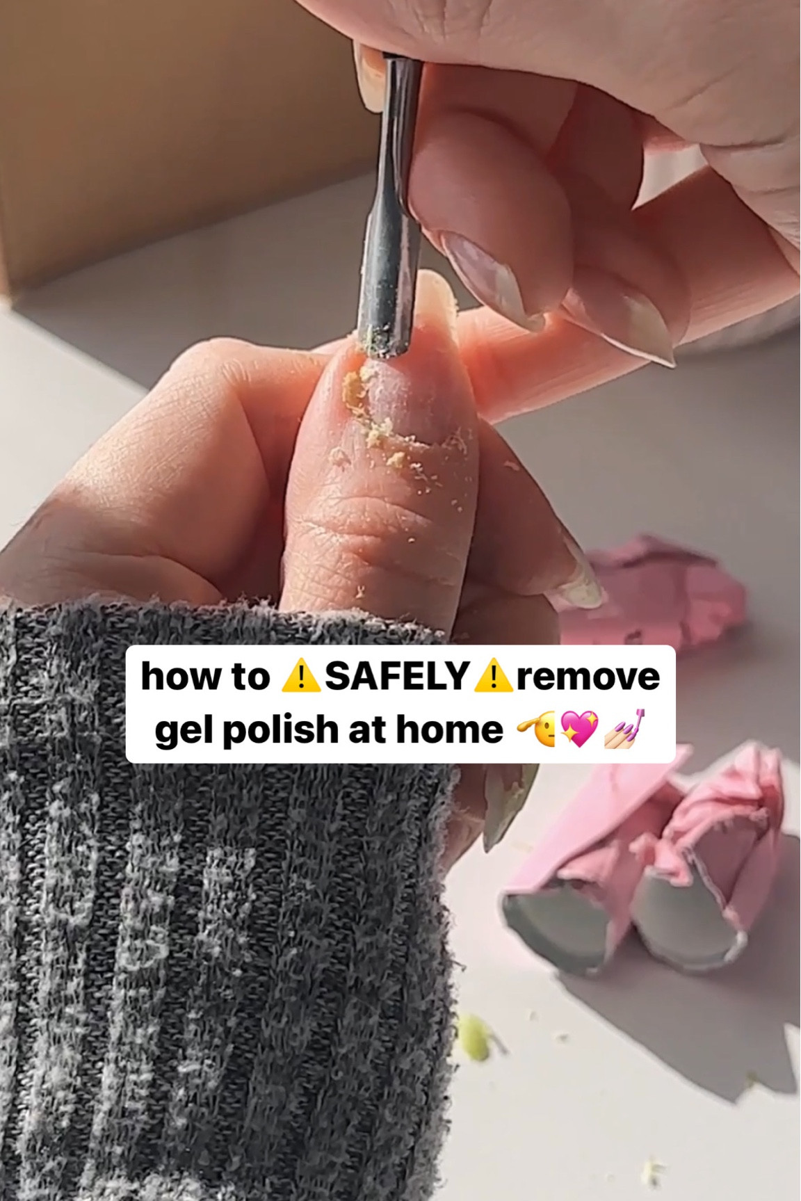everything you need to removal gel safely 🫡💖💅🏻✨#gelnailremoval

#LTKhome #LTKGiftGuide #LTKstyletip