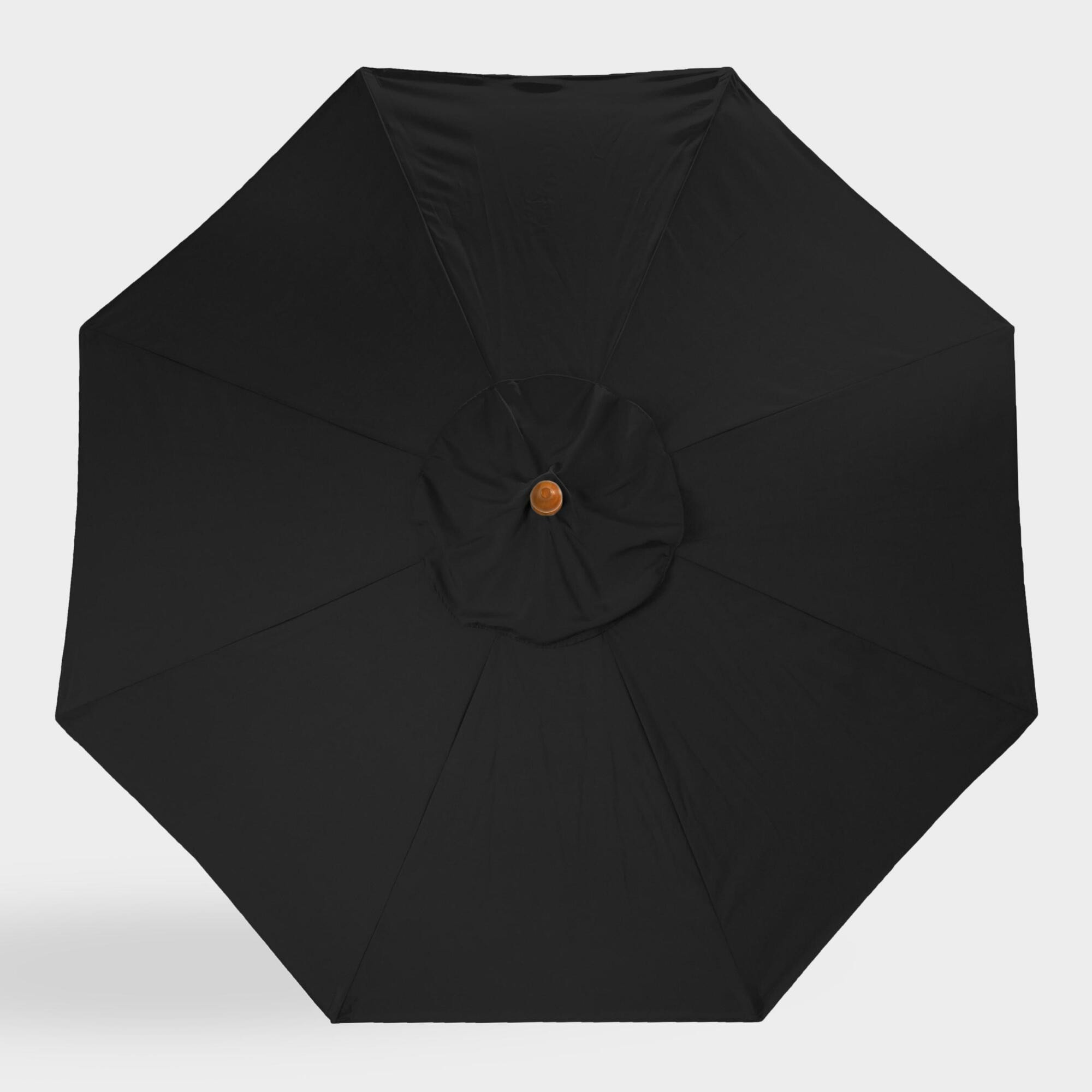 Black 5 Ft Replacement Umbrella Canopy - Fabric by World Market | World Market