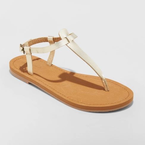 Women's Hartley T Strap Thong Sandals - Universal Thread™ | Target