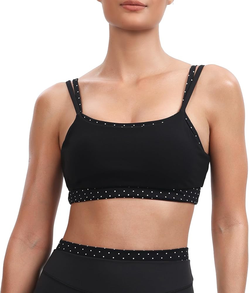 Aoxjox Dual Core High Impact Layered Sports Bra | Amazon (US)