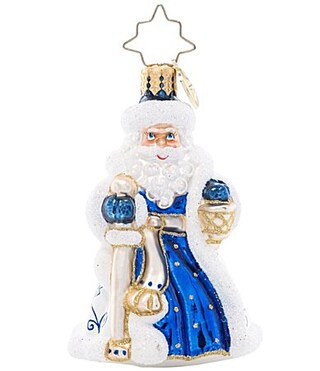 Christopher Radko Cheerful Chinoiserie Santa Gem Ornament | Dillard's
