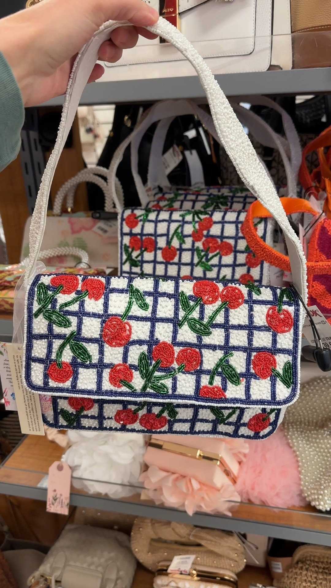 AVAILABLE ONLINE!! New viral m beaded bags from TJMaxx and Marshalls. Tijtok beaded cherry bag. #beadedbag #tjmaxx #cherrypurse #beadedbags #cherrybag

#LTKStyleTip #LTKFindsUnder50 #LTKItBag