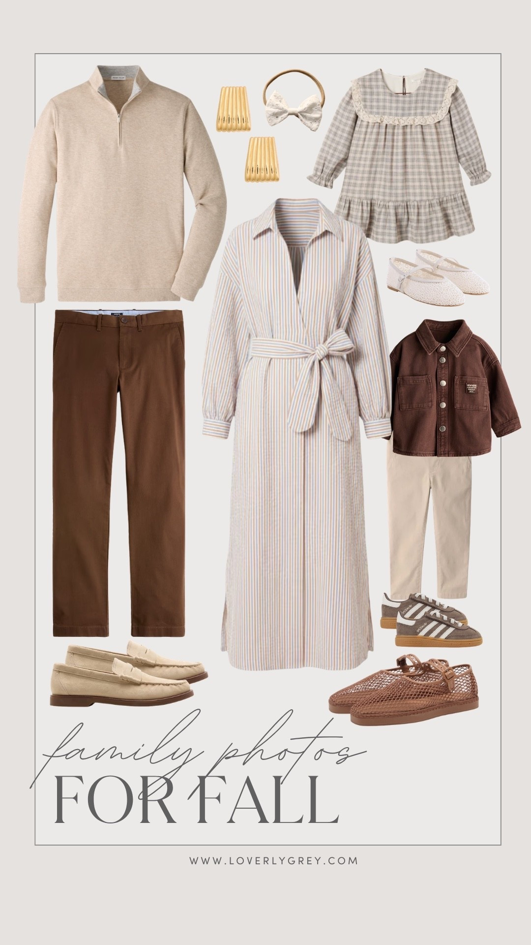 How cute are these family photo looks?!

Loverly Grey, fall family photo outfit ideas

#LTKKids #LTKMens