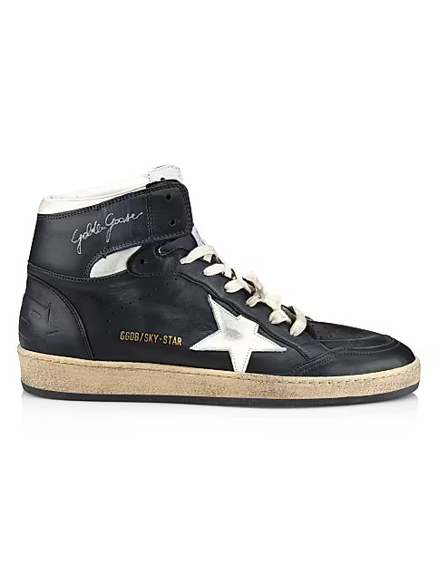 Sky Star Nappa High-Top Sneakers | Saks Fifth Avenue