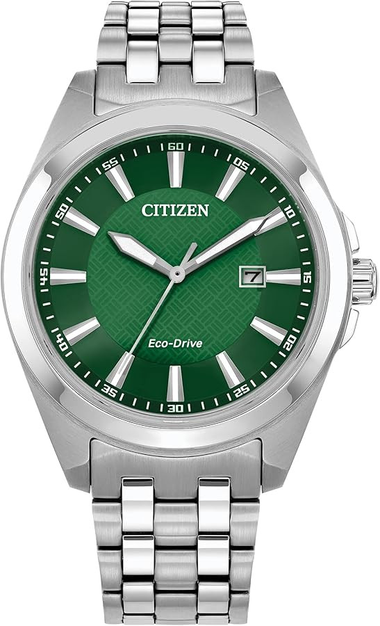 Citizen Men's Eco-Drive Classic Peyton Watch, 3-Hand Date, Sapphire Crystal, Luminous Markers | Amazon (US)