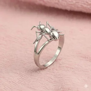 Sterling Silver Ant Ring | Insect Statement Ring | Minimal Bug Jewelry | Nature Inspired Ring | U... | Etsy (Global)