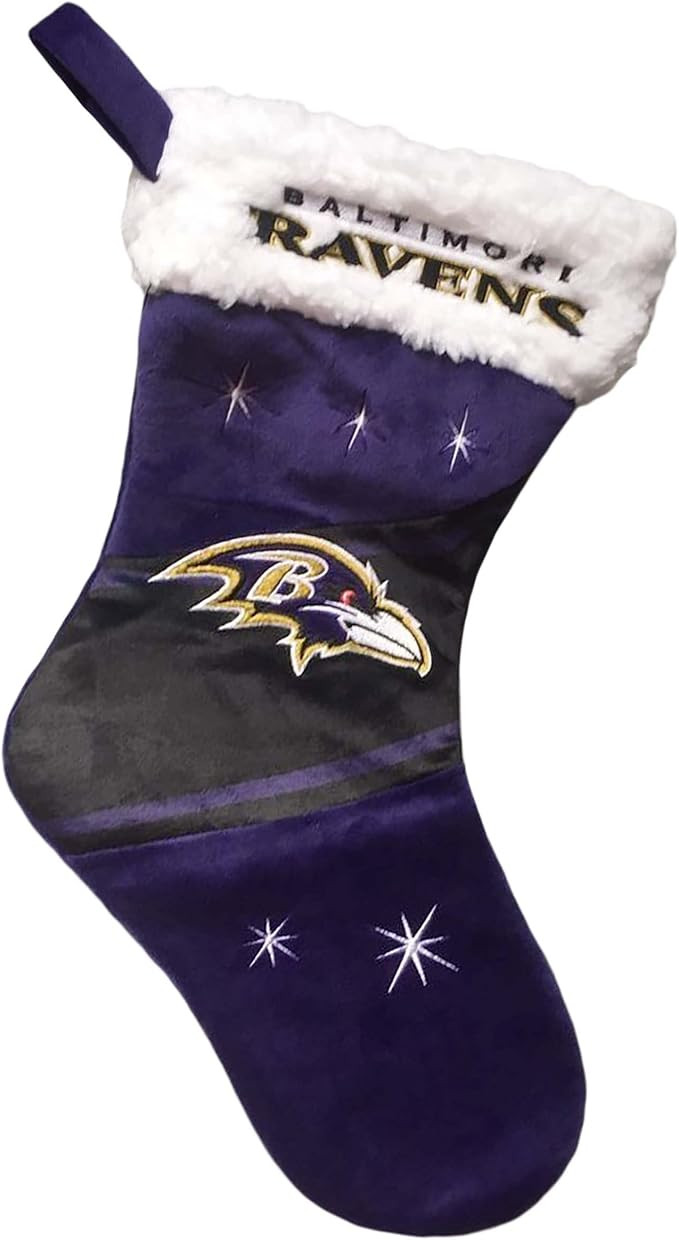 foco NFL Team Logo Plush 17" Holiday High End Stocking | Amazon (US)