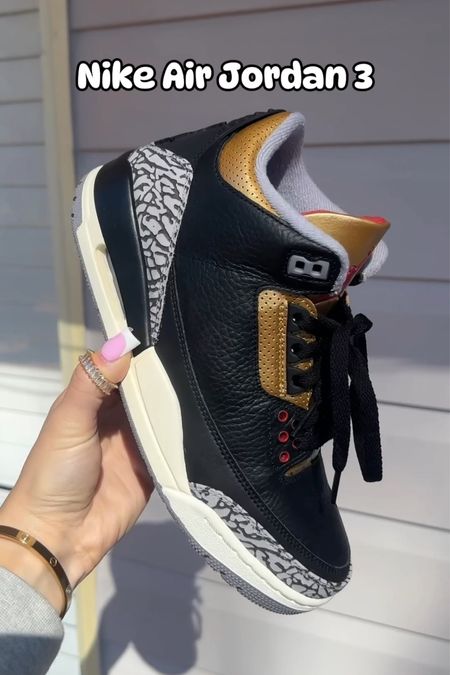 Nike Air Jordan 3 Black Gold 🖤

#LTKsalealert #LTKshoecrush #LTKfindsunder100