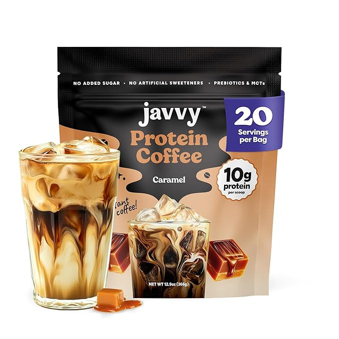 Caramel Protein Iced Coffee - Premium Whey Protein & Instant Iced Coffees - 100% Natural Cold Bre... | Amazon (US)