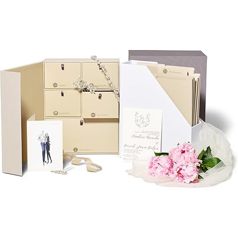 Savor | The Library Baby Memory Book | Acid-Free Newborn Keepsake & Memory Organizer with 52 Labe... | Amazon (US)