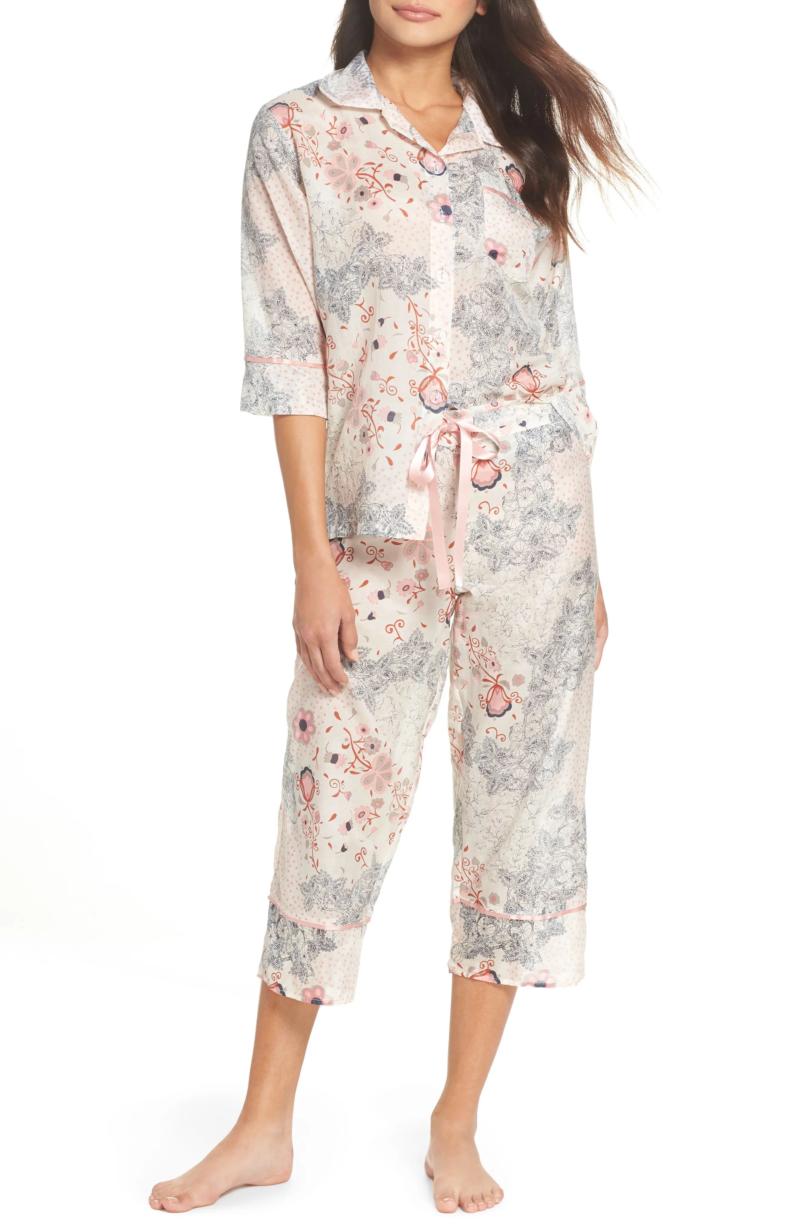 Papinelle Arabella Crop Pajamas | Nordstrom