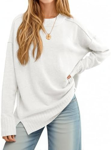 Cicy Bell Womens Oversized Sweaters Casual Long Sleeve Knit Pullover Tops Crewneck Trendy Slouchy... | Amazon (US)