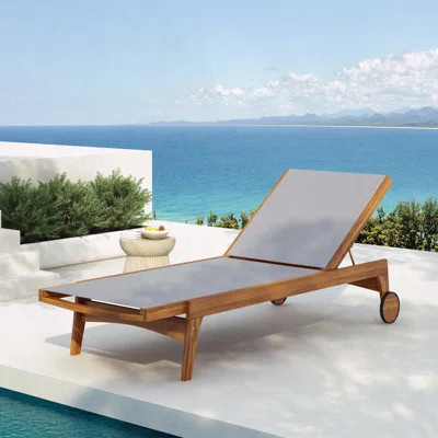 Outdoor Chaise Lounge Patio Backyard Relax Seating | Wayfair North America