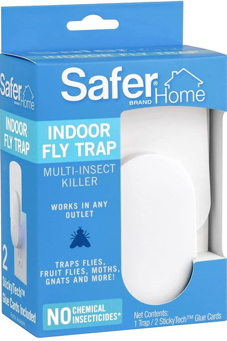 Safer Home SH502 Indoor Plug-In Fly Trap for Flies, Fruit Flies, Moths, Gnats, and Other Flying Insects – 400 Sq Ft of Protection

#LTKhome #LTKxPrimeDay #LTKFind