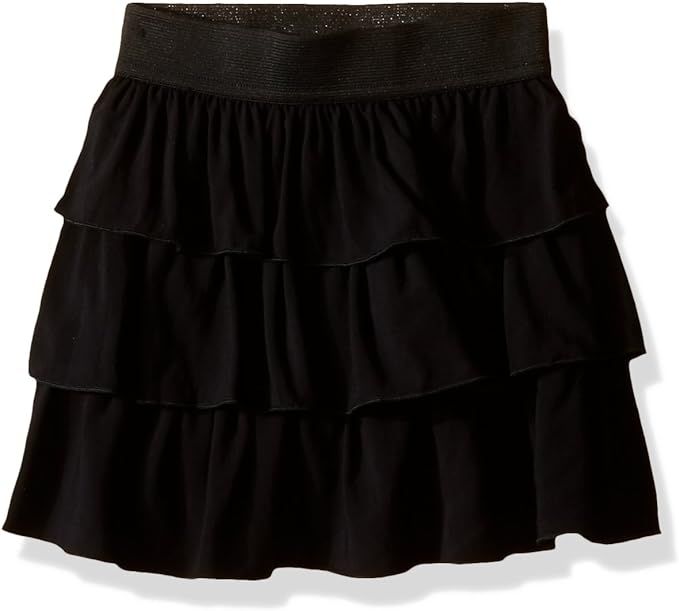Amy Byer Girls' Pull-On Tiered Skirt for School or Play | Amazon (US)