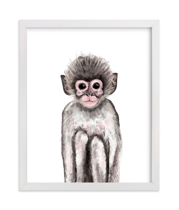 Baby Animal Monkey | Minted