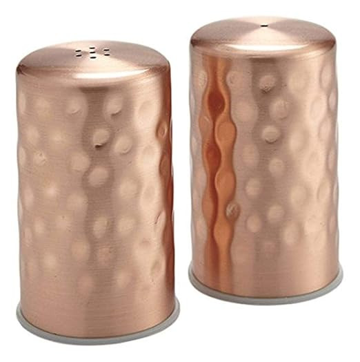 American Metalcraft CHSP2 Salt and Pepper Shaker Set, Hammered, Copper, 2oz. Capacity, 1 ¾” Di... | Amazon (US)