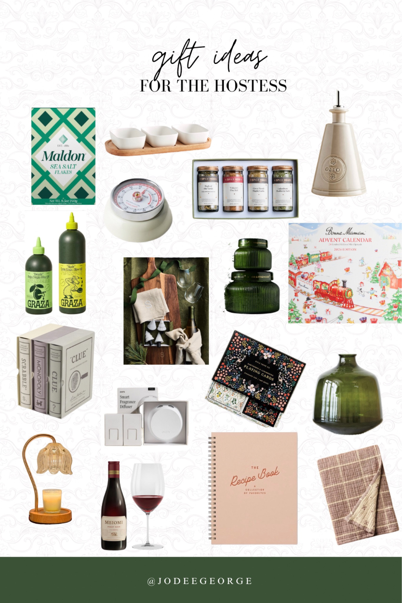 Gift ideas for the hostess, chef, baker, and homebody in your life! 

Home gifts, decor, holiday gift idea, hostess gift, Christmas gift, gift guide 

#LTKSeasonal #LTKHoliday #LTKGiftGuide