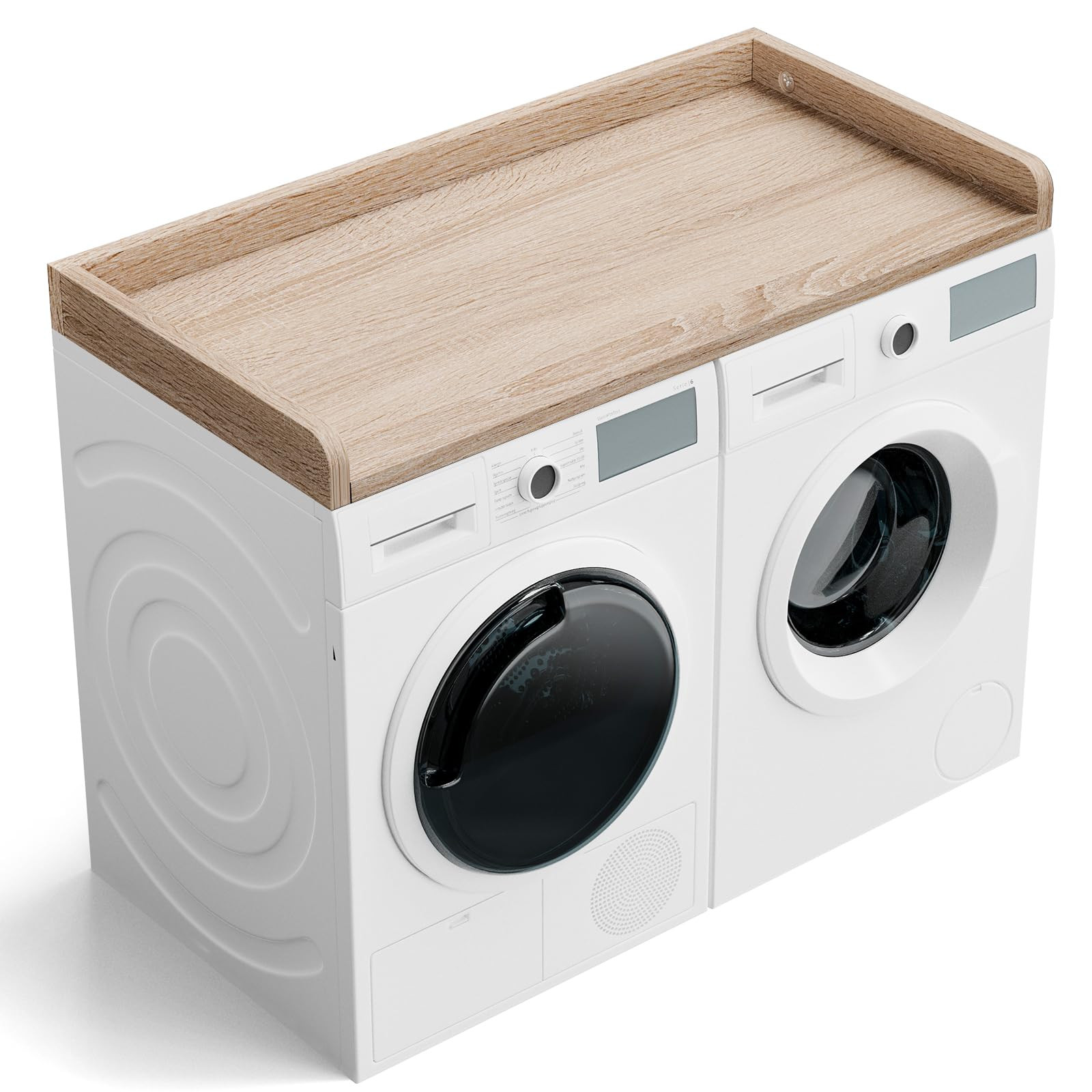 Washer Dryer Countertop 27.5" W x 54" L Laundry countertop for Storage and Organization with Edge... | Amazon (US)
