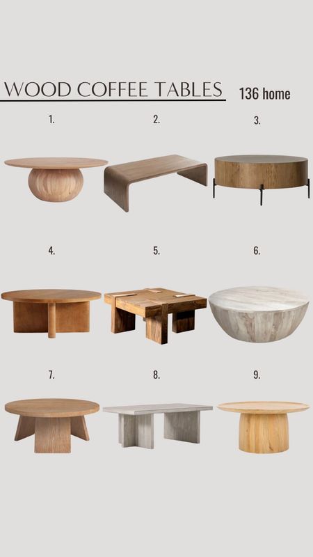 Wood Coffee Tables #woodtable #coffeetable #table #interiordesign #interiordecor #homedecor #homedesign #homedecorfinds #moodboard 

#LTKhome #LTKstyletip