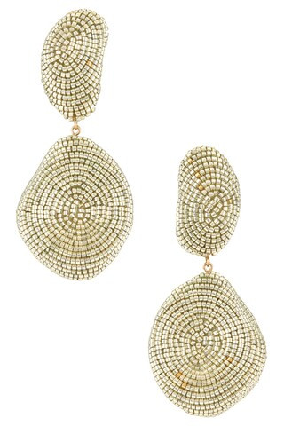 Gioia Drop Earrings in Silver | Revolve Clothing (Global)