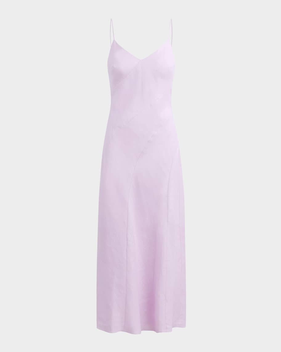 Favorite Daughter The Josette Linen Slip Dress | Neiman Marcus