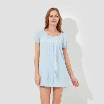 Women's Puff Cap Sleeve Mini A-Line Dress - Wild Fable™ | Target