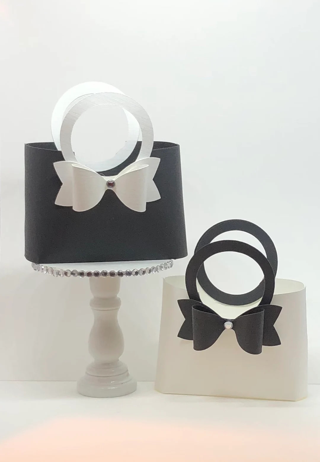 Purse Favor Paper Purse Petite Tote Baby Shower Birthday Favor Bridal Shower Favor Paper Boxes | Etsy (US)