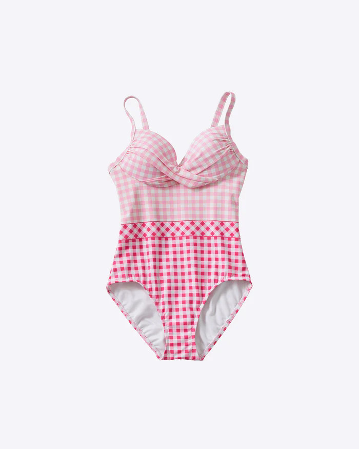 DJ x Lands' End One Piece Wrap Swimsuit | Draper James (US)