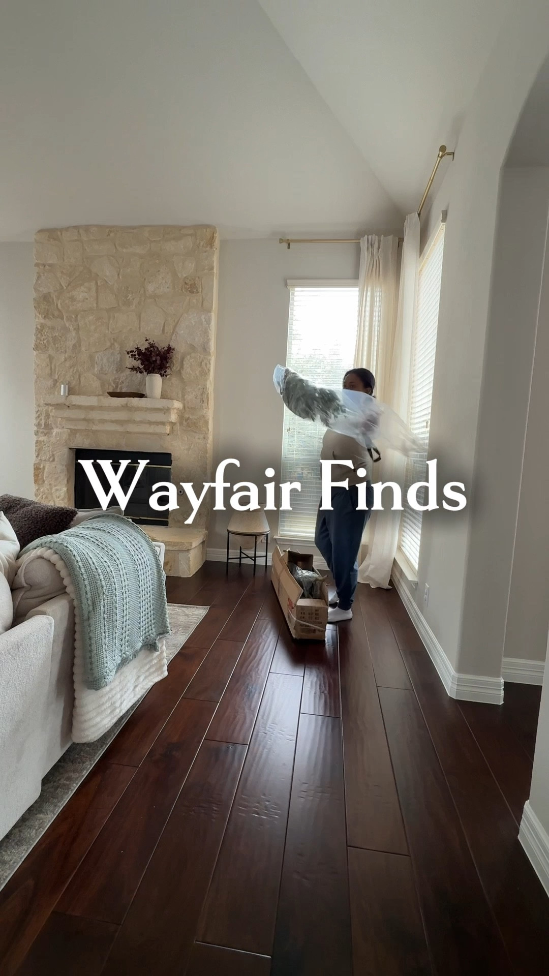 Wayfair home decor finds! This huge artificial olive tree and gorgeous planters, are such statement pieces in our modern living room. #decor #homedecor #wayfair 

#LTKHome