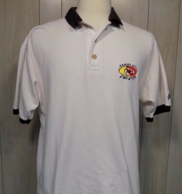 Kansas City Chiefs Men's Polo Shirt Size L Dynasty Legends White NFL Vintage 90s  | eBay | eBay US