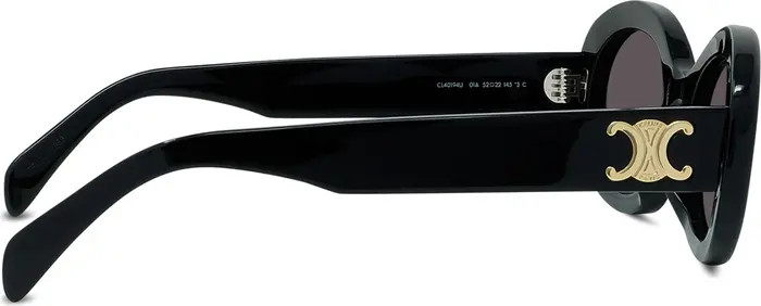 Triomphe 52mm Oval Sunglasses | Nordstrom