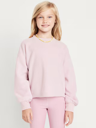 Long-Sleeve Microfleece Top for Girls | Old Navy (US)