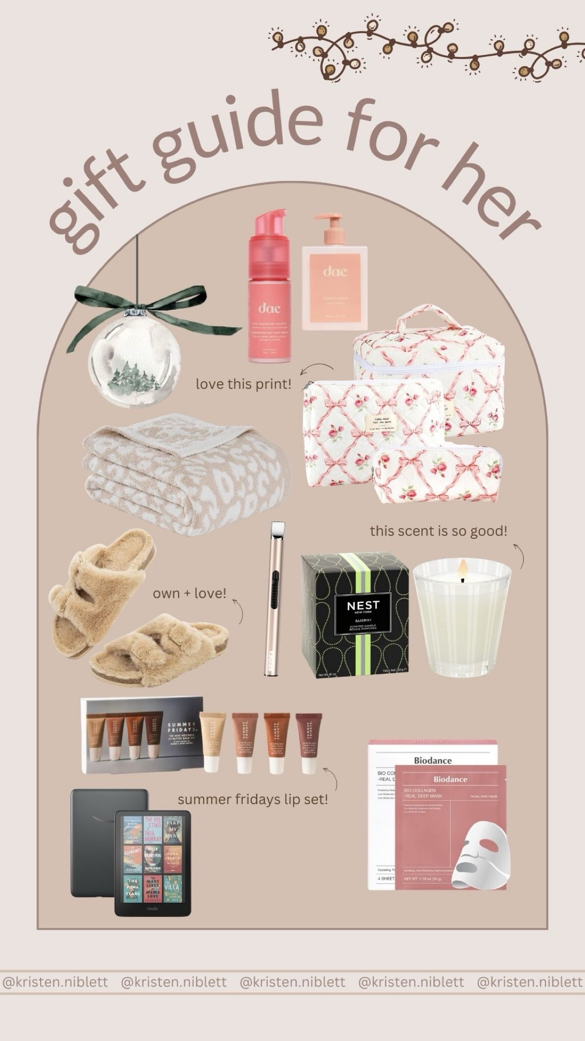 Gift ideas for any girl! So many good ideas for her, mother in law, and mom! 

#LTKHoliday #LTKGiftGuide #LTKSeasonal