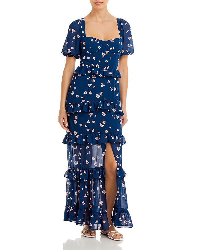 Bustier Tiered Maxi Dress | Bloomingdale's (US)