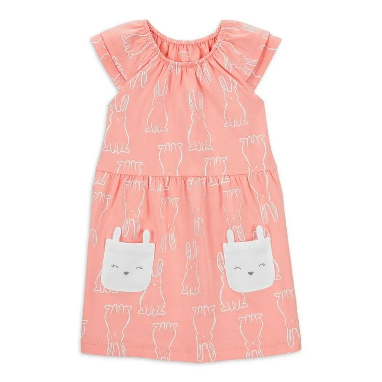 Carter's Child of Mine Baby and Toddler Girl Easter Dress, One-Piece, Sizes 12M-5T - Walmart.com | Walmart (US)