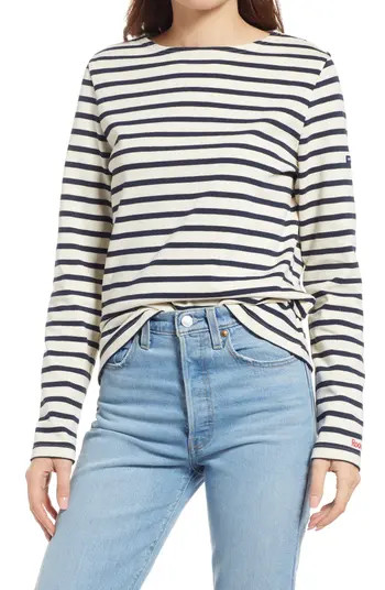 Saint James x Room 502 Stripe Cotton T-Shirt | Nordstrom | Nordstrom