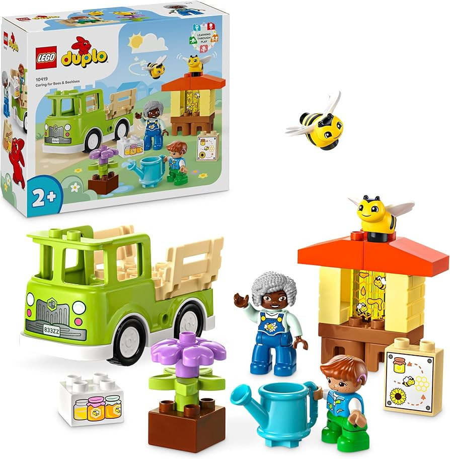 LEGO DUPLO Town Imkerei und Bienenstöcke, Lernspielzeug für Kleinkinder mit 2 Figuren und einem... | Amazon (DE)