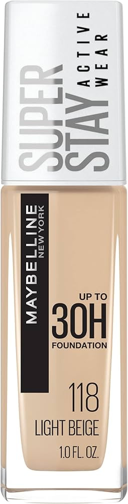 Maybelline Super Stay Full Coverage Liquid Foundation Active Wear Makeup, Up to 30Hr Wear, Transf... | Amazon (US)