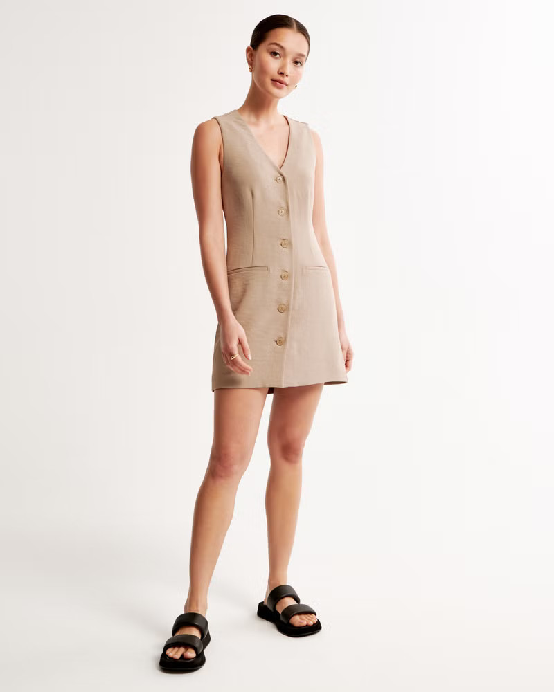 Vest Mini Dress | Abercrombie & Fitch (US)