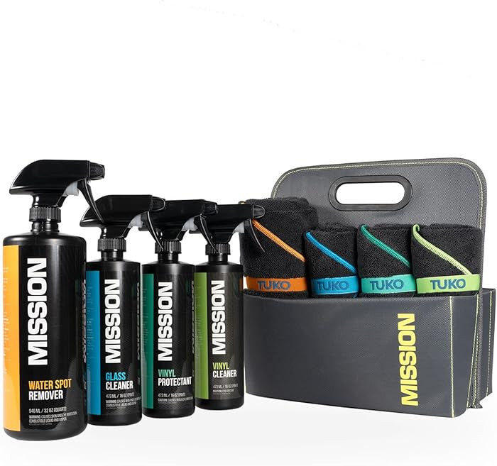 MISSION Boat Gear Cleaning Kit Premium Boat Detailing Kit with Boat Cleaner, Boat Vinyl Cleaner, ... | Amazon (US)
