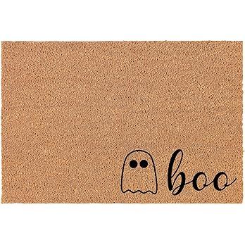 Doormat Natural Coco Coir Door Mat Boo Ghost Corner Halloween (30" x 18") | Amazon (US)