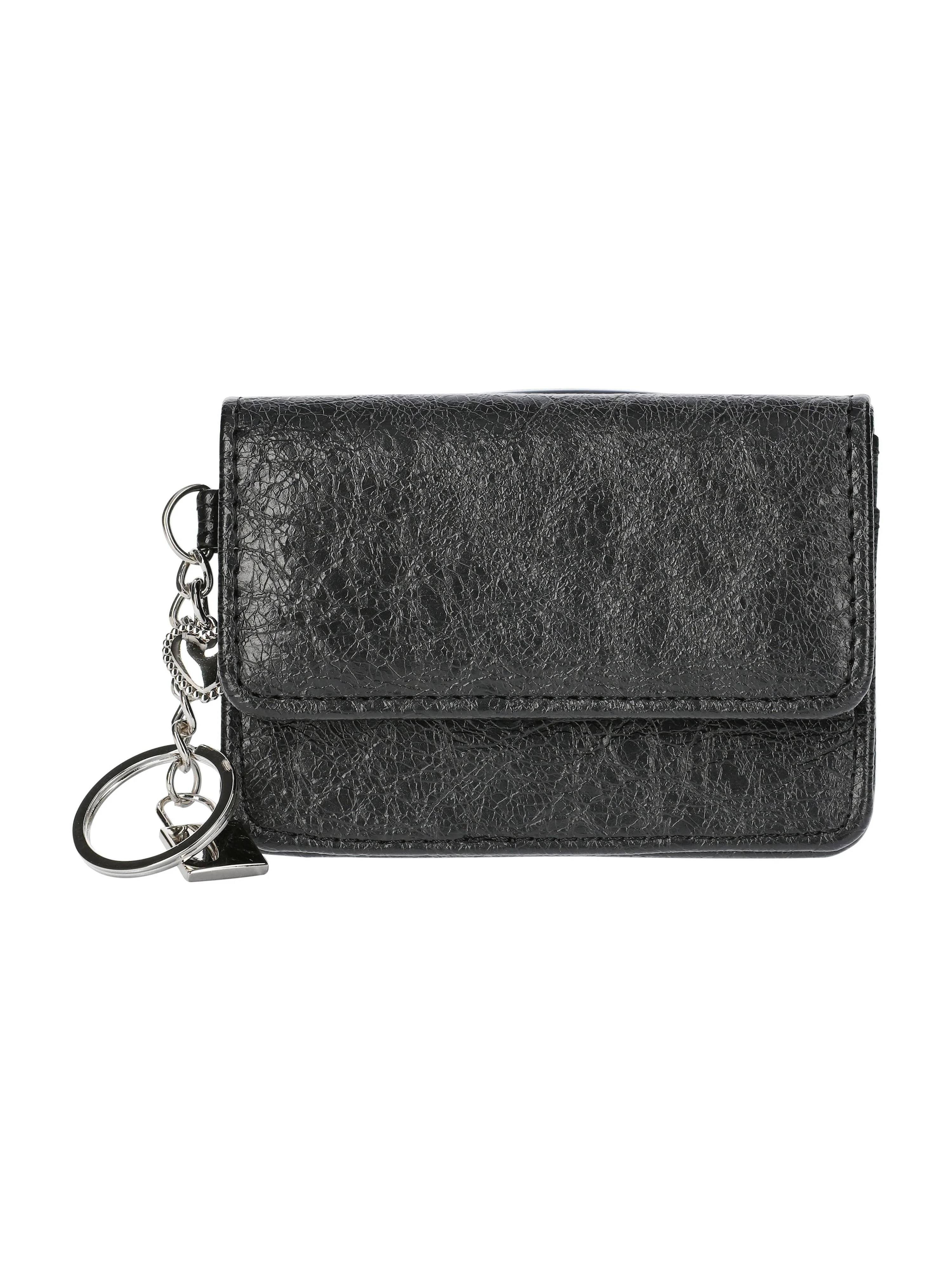 No Boundaries Women's Charm Card Holder, Black - Walmart.com | Walmart (US)