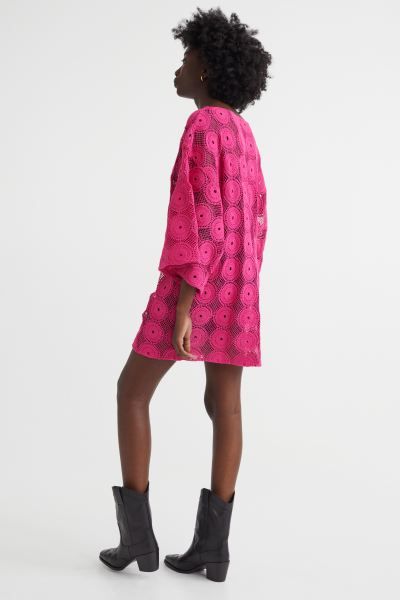 Crochet-look A-line Dress | H&M (US + CA)