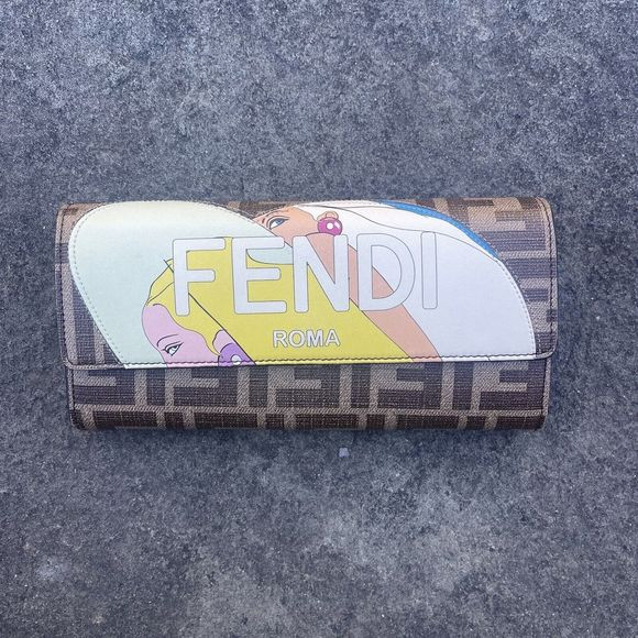 Fendi Zucca Hairdo Girls Continental Long Wallet Brown | Poshmark
