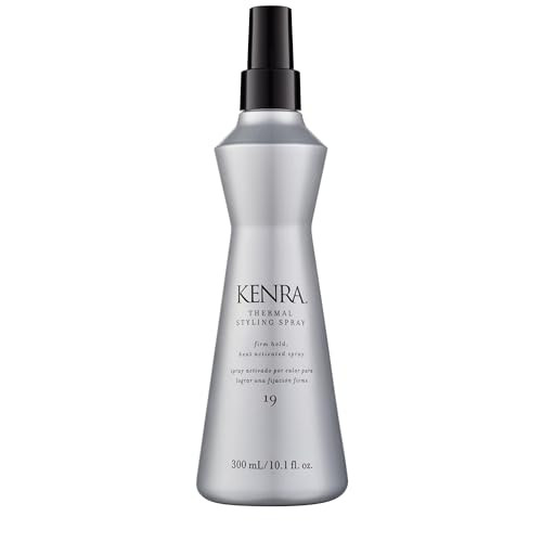 Kenra Professional Thermal Styling Spray 19 | Heat Protection | Firm Hold Heat-Activated | Tames Frizz, Flyaways & Adds Shine | All Hair Types | 10 fl. Oz | Amazon (US)