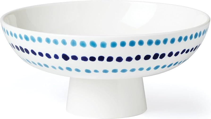Kate Spade New York Floral Way Footed Bowl, 2.34, WHITE MULTI | Amazon (US)